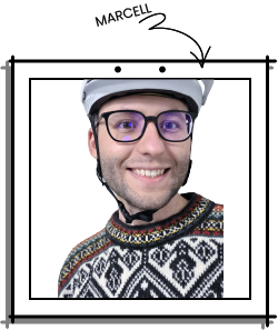 Marcell with helmet