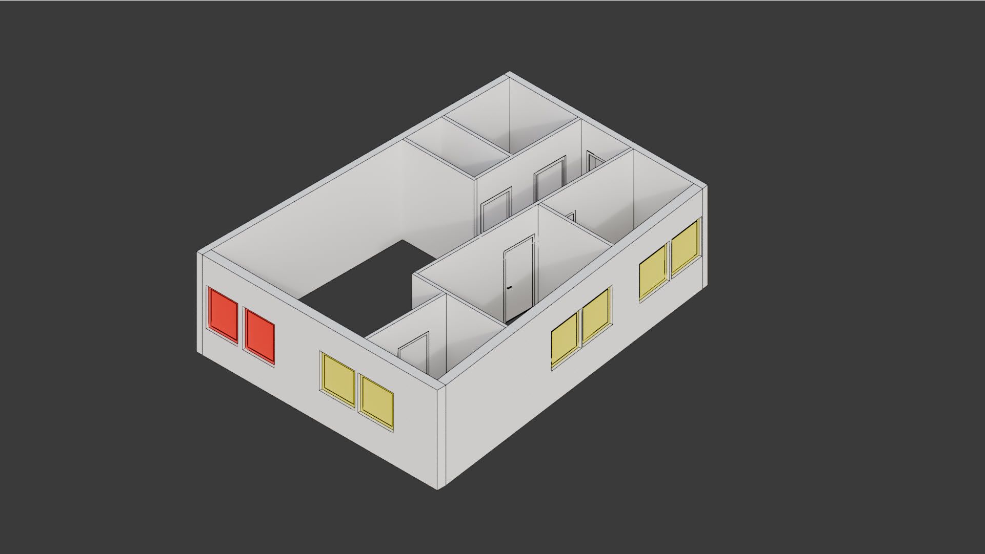 Colour coded windows by Dimensions