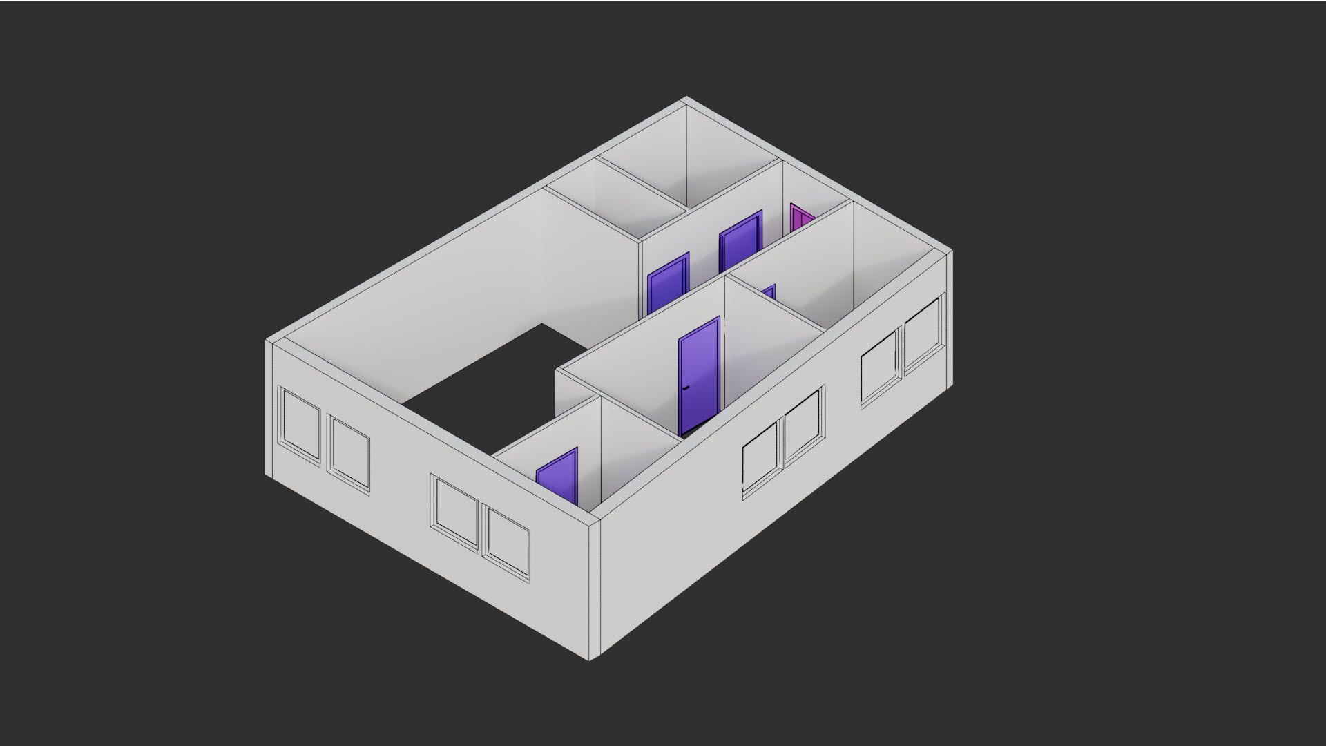 Colour coded doors by Dimensions